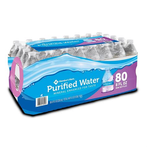 member  mark purified bottled water oz pk wholesale cheap discount bulk  pack