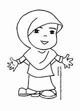 Mewarnai Kartun Berhijab Sketsa Muslim Wanita Gadis Berkerudung Muslimah Diwarnai Hitam Putih Bercadar Spesial Misalnya Satu Selera Penting Sesuai Hatimu sketch template