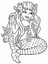 Coloring Pages Mermaid Printable Kids Color Print Develop Creativity Recognition Ages Skills Focus Motor Way Fun sketch template