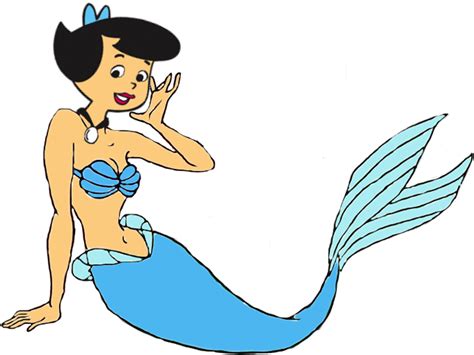 Betty Rubble As A Mermaid By Optimusbroderick83 On Deviantart