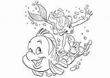 Princesas Sereia sketch template