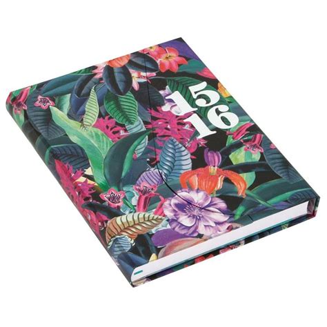 tropical  academic year diary stationery essentials stationery