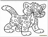 Cheetah Coloring Pages Baby Jaguar High Leopard Animal Printable Drawing Quality Costa Rica Little Print Animals Color Easy Snow Jaguars sketch template