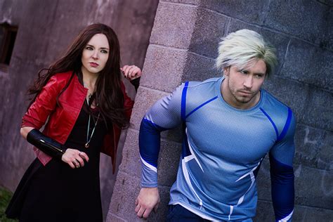 Wanda And Pietro Scarlet Witch And Quicksilver Cosplays By