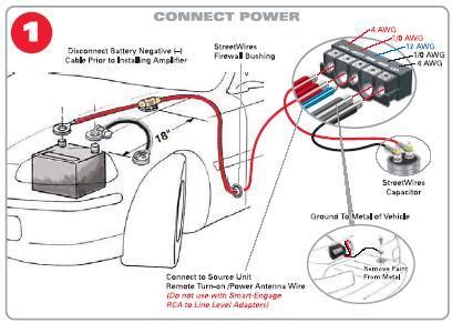 capacitor wiring diagram car audio wiring diagram  schematics