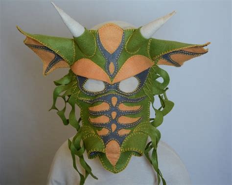 items similar  dragon mask  pattern  etsy