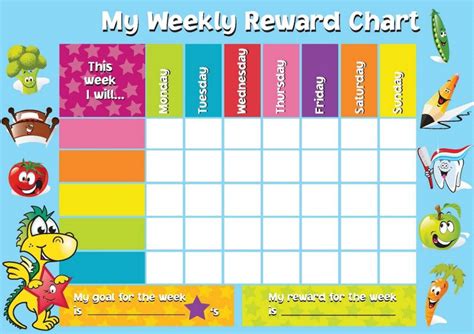 star reward chart behavior full pages  worksheets