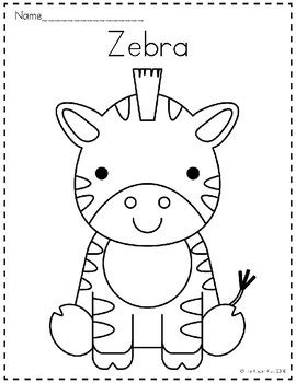 african safari baby animals coloring pages   kinder kids tpt