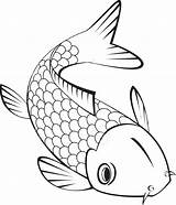 Pond Trout Pinclipart sketch template