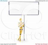 Mannequin Blank Pole Clipart Leaning Against Wooden Illustration Sign Large Templates Stockillustrations Royalty Rf Template sketch template