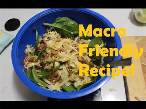 macro friendly dinner recipe youtube