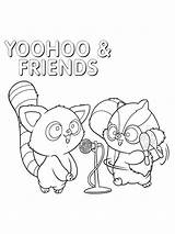 Yoohoo sketch template
