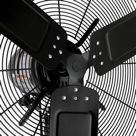 outdoor oscillating wall mounted fan  diameter hp cfm
