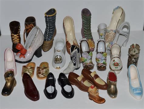 miniature shoes shoe collection tiny shoes shoe figurines etsy shoe ornaments shoe