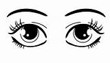 Clipart Eye Simple Clipartbest Eyes Open Cliparts Happy Jpeg Saw sketch template