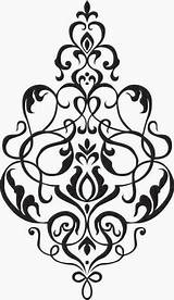 Damask Stencil Wall Pattern Stencils Patterns Designs Printable Decal Scroll Coloring Dibujos Pages Decals Ornamentos Vinyl Embroidery Getdrawings Work Clipart sketch template