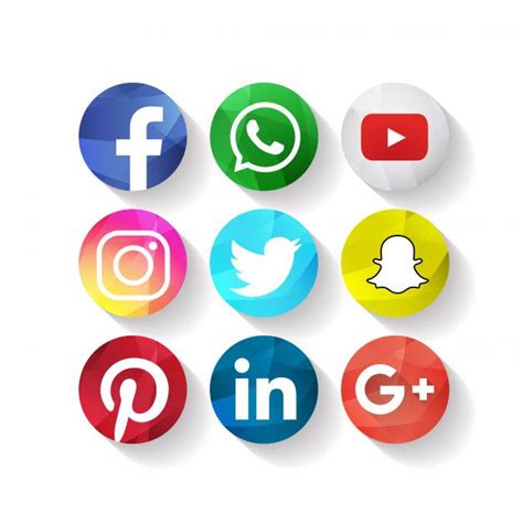 vector creative social media icons facebook social media icons