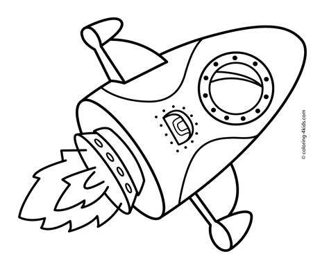 rocket coloring pages printable
