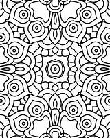 Mandala Cerchi Arabic Kleurplaten Zellige Bianchi Pochi Fiori Cuciture Ditsy Floreale Volwassen Patroon Similaires sketch template