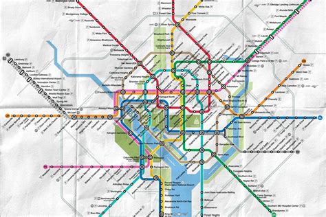 reddit user creates  expansive imaginary metrorail map  dc region wtop news