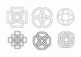 Knots Coloring Celtic Inspired Clipart Large Edupics sketch template