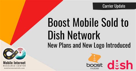 boost mobile sold  dish network  plans   unlimited plans coming mobile