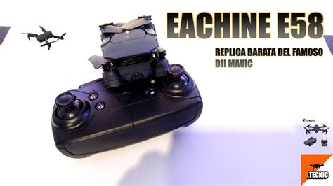 eachine  dji mavic clon barato drone  pro review espanol youtube