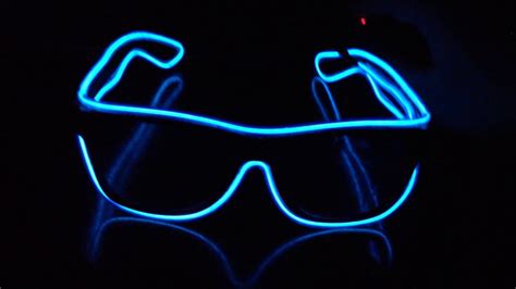 el led glasses lighting youtube