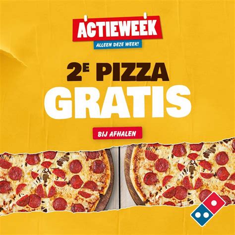 dominos pizza actieweek gratis pizza deze week