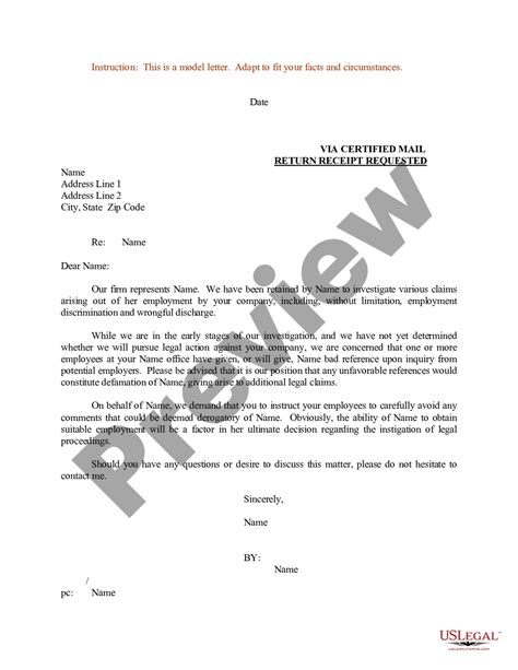 sample letter  employment discrimination discrimination examples