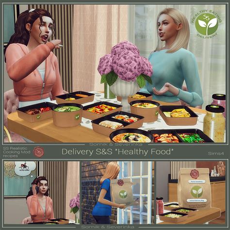 delivery healthy food part  sims  mods curseforge