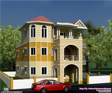 storey south indian house design architecture house plans