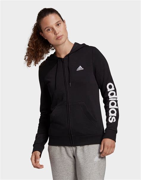 adidas essentials logo full zip hoodie jd sports