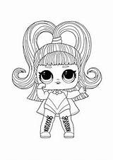 Coloring Lol Pages Printable Book Star Doll Surprise Sheets Baby Barbie Books Adult Girls Boy Chibi Kawaii Raver Rainbow Clipart sketch template