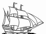Coloring Boat Ship Pages Galleon Sailing Pirate Drawing Pearl Boats Printable Simple Kids Speed Coloring4free Dragon Cargo Line Sunken Color sketch template