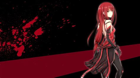 [40 ] Dark Red Anime Android Iphone Desktop Hd