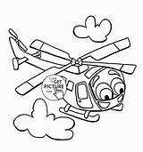Helicopter Coloring Apache Pages Cartoon Sky Truck Color Getcolorings Printable Kids Printables Getdrawings Visit sketch template