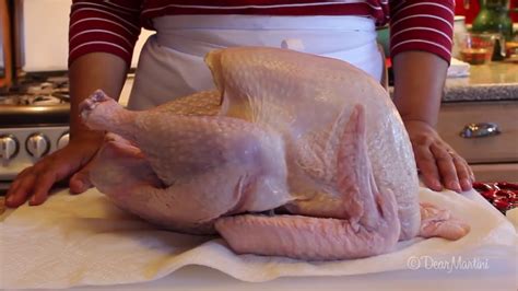 clean  turkey  prepare  roasting youtube