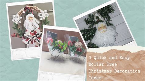 quick  easy diy christmas decorations  dollar tree