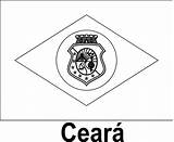 Bandeira Ceara sketch template