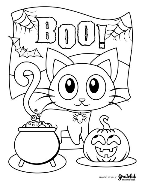coloring pages halloween  printable