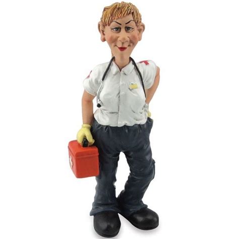 funny jobs beeldje ehboster figurine female  aid provider figur weibliche erste hilfe