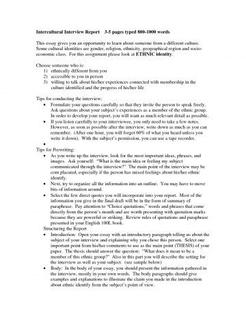 interview essay  research thesis statement writing