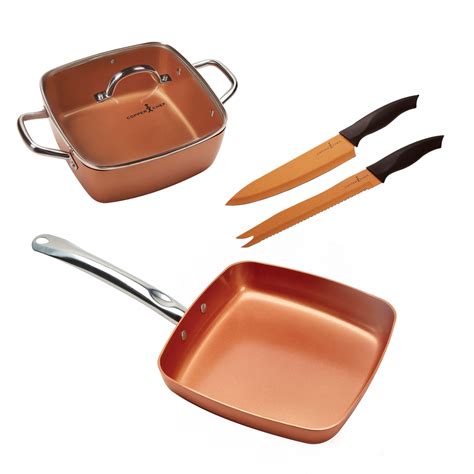 copper chef pc cookware cutlery set walmartcom walmartcom