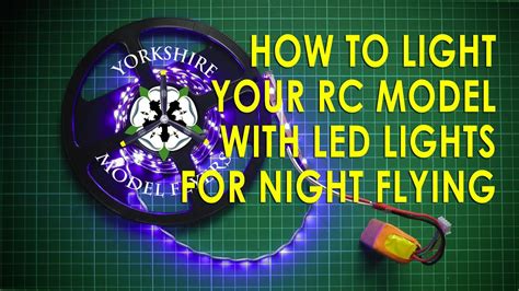 light  rc model  night flying youtube