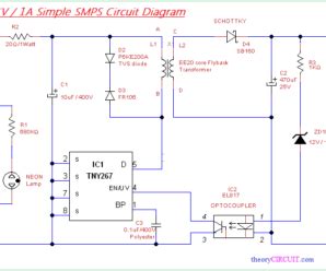 smps circuit diagram archives theorycircuit    electronics projects