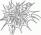 Fireworks Coloring Pages Printable Kids Bonfire Firework Printables Drawing Night Print Clipart Sheets Line July Library 4th Fourth Printouts Book sketch template