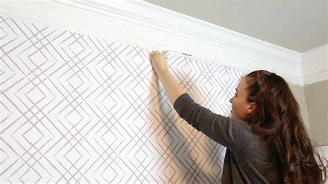 install peel  stick wallpaper houselogic