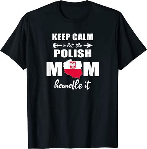 polish mom t prezent dla polskiej mamy t shirt clothing