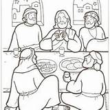 Supper Familienkreis Cena Raccolta Bijbel Abrir Lords Bible sketch template